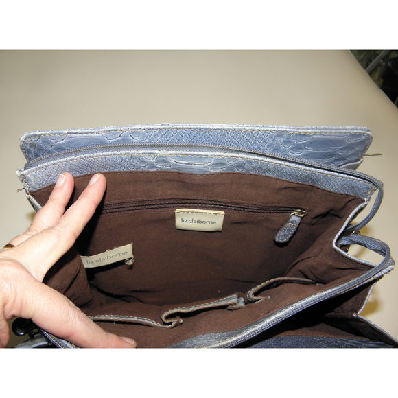 Liz Claiborne Light Blue Purse - Picture 5 of 7